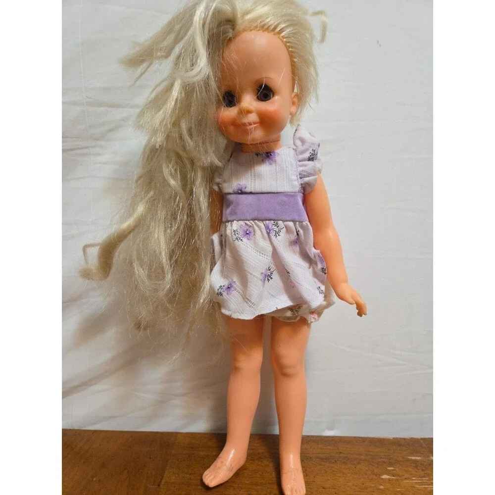 VELVET Crissy's Cousin Doll Vintage Ideal Toys 1970 With Box No Beauty Braider